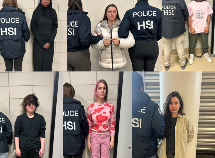 Activistas arrestados por ICE