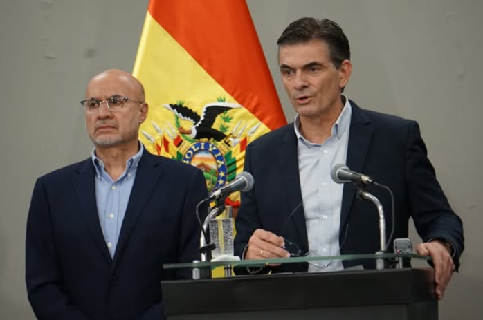 Rodrigo Paz y José Lupo