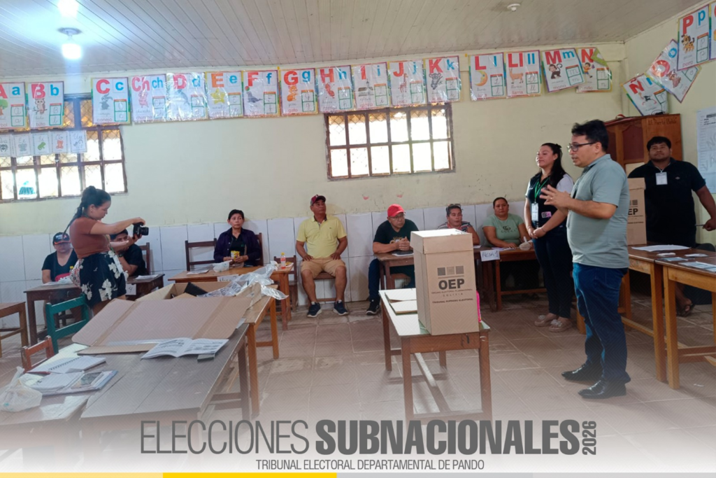 elecciones subnacionales 2026 - Bolivia