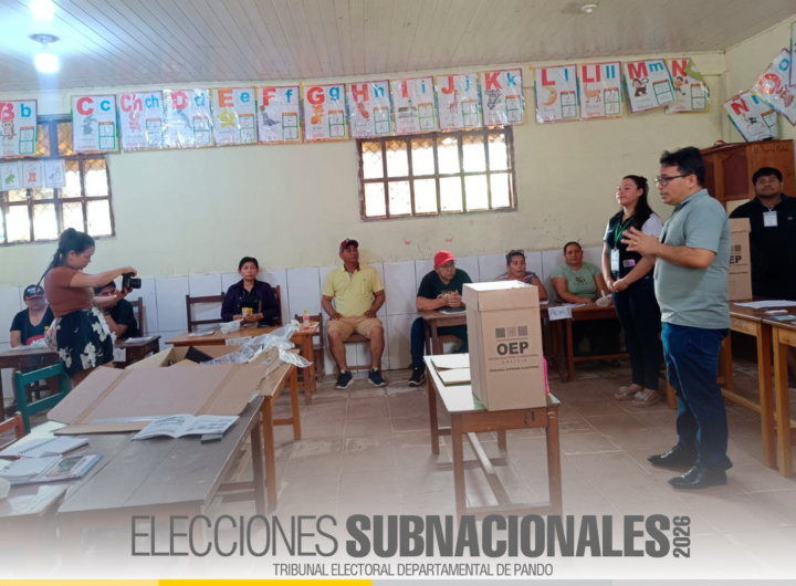 elecciones subnacionales 2026 - Bolivia